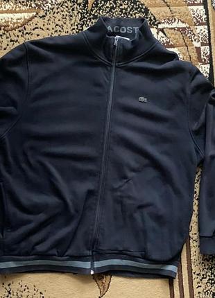 Олімпійка чоловіча lacoste темно-синя