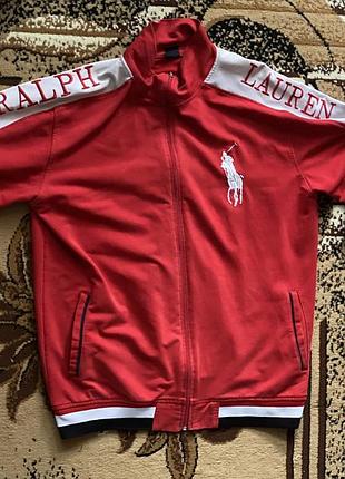 Чоловіча спортивна кофта polo ralph lauren червона