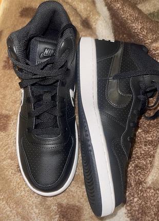 Кросівки nike court borough mid black— 40 р. (25 см)