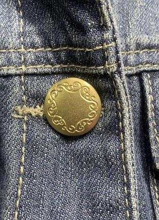 Джинсовий жилет жилетка denim&co укорочений розмір 8/s 6