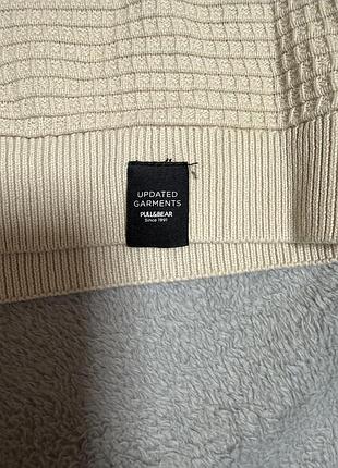 Чоловічий светр pull&bear бежевий 4