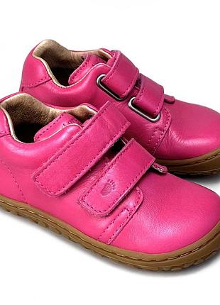 Кожаные детские ботинки девочке lurchi barefoot р 22
