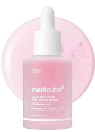 Сироватка пептидна medicube ultra light pdrn pink peptide serum 30 мл / ніацинамід 3% / відновлення / пружність