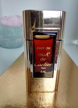 Must de cartier вінтажна мініатюра parfum парфуми 4 мл.