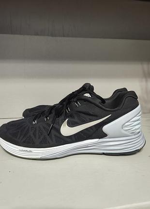 Чоловічі кросівки nike lunarglide 6 чорні 47,5 розмір
