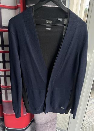 Шерстяной кардиган armani exchange a|x, размер m