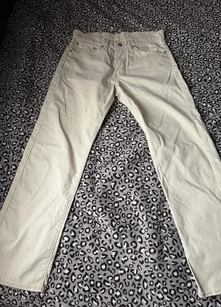 Levi’s чоловічі джинси світлі з карманами на блискавці w32 l30