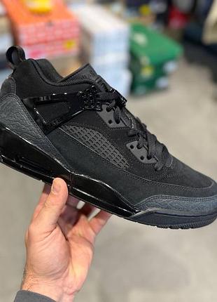 Кросівки чоловічі jordan spizike low чорно-сірі оригінал
