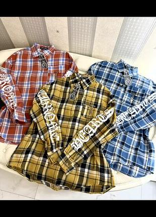 Жіноча сорочка chrome hearts у клітинку