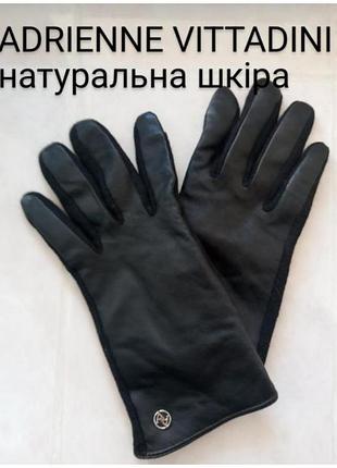 Шкіряні рукавички бренду american vintage верх натуральна шкіра та текстиль  eur. l/xl