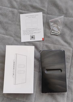 Розумний сенсорний димер-вимикач smart dimmer switch (wi-fi, tuya / smart life), новий