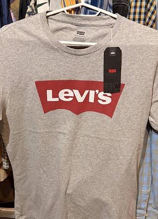 Футболка чоловіча levi’s сіра