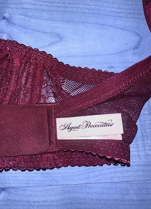 Бюстгальтер жіночий agent provocateur бордовий