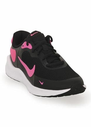 Кросівки nike для підлітків чорні з рожевим 35 розмір 22 см устілка