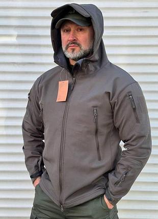 Куртка esdy soft shell серая