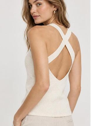 Вязаний топ massimo dutti 2