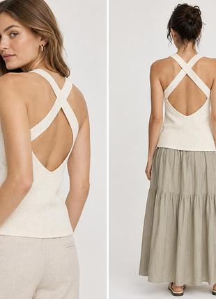 Вязаний топ massimo dutti 3