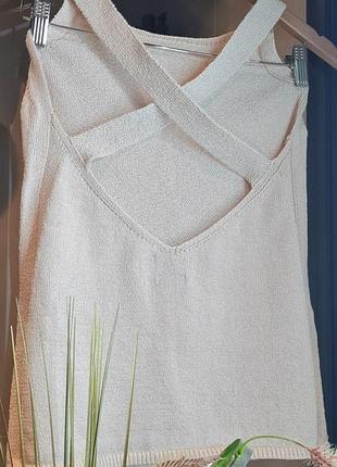 Вязаний топ massimo dutti 7