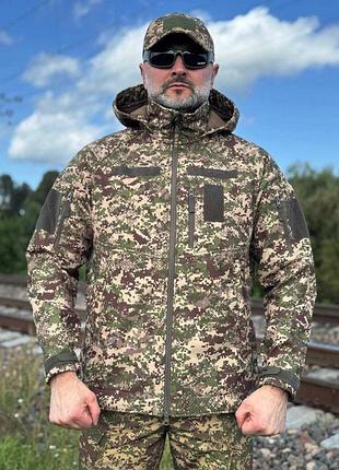 Куртка тактическая soft shell хищник