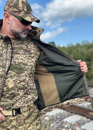 Куртка тактическая soft shell хищник 3