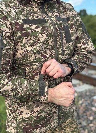 Куртка тактическая soft shell хищник 7