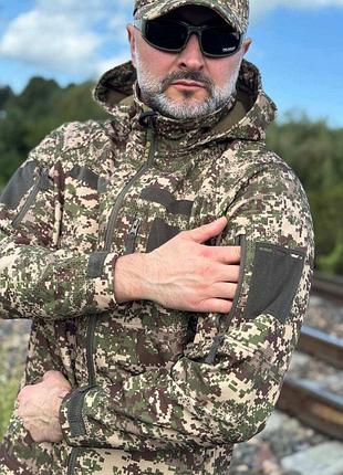 Куртка тактическая soft shell хищник 8