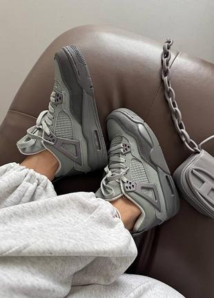 Кросівки жіночі air jordan retro 4 | wet cement premium