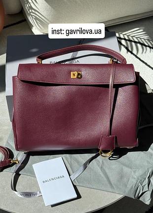 Сумка rodeo large burgundy/gold❤️