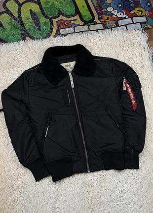 Оригинальная мужская куртка бомбер alpha industries injector iii пилот