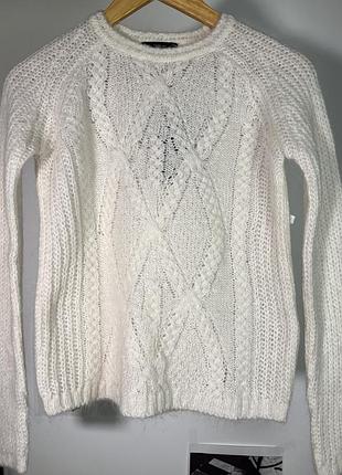 Zara knit в'язаний светр із косами  🤍