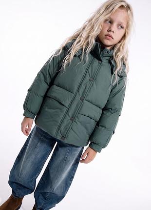 Стильна обʼємна куртка vero moda 128 cm
