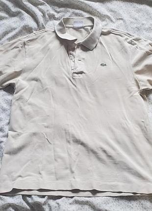 Чоловіче поло lacoste бежеве m