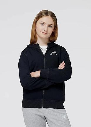 Кофта зіпка підліткова new balance чорна розмір m,нова ,підійде як на підлітка так і на дорослого ,хс/с