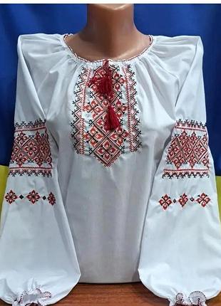 Вишиванка - тканина поплін, розмір 140-152, кількість 8