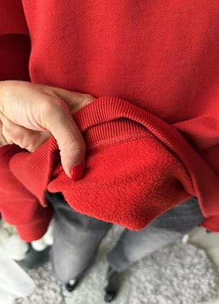 Худі zara червоне з капюшоном 9
