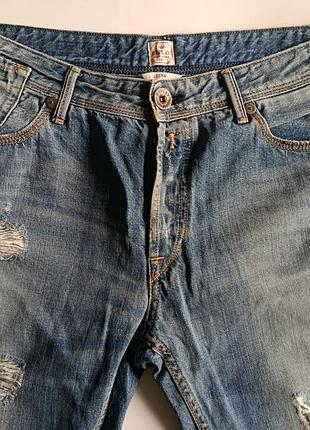 Джинси replay ripped jeans indigo blue р. 34 3