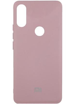 Чехол silicone cover lakshmi (aaa) with logo для xiaomi redmi note 7 / note 7 pro / note 7s розовый / pink sand