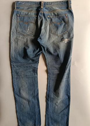 Джинси replay ripped jeans indigo blue р. 34 6