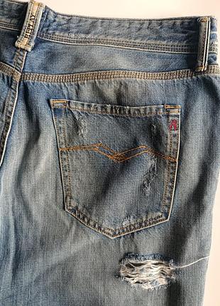 Джинси replay ripped jeans indigo blue р. 34 7