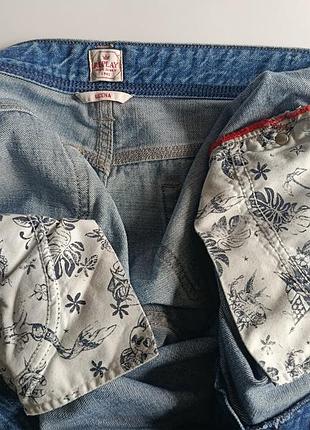 Джинси replay ripped jeans indigo blue р. 34 10