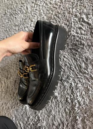 Лофери жіночі massimo dutti чорні 2