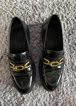 Лофери жіночі massimo dutti чорні