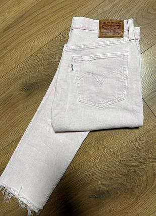 Джинси жіночі levi's рожеві
