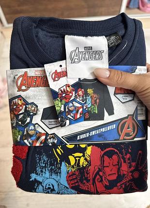 Кофта для хлопчика marvel синя 122-128 см
