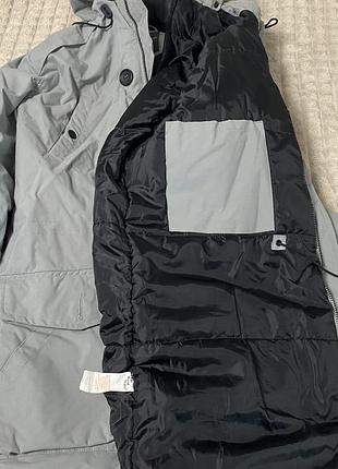 Парка чоловіча primark зимова сіра large 5