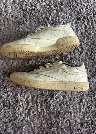 Кеди reebok білі 2