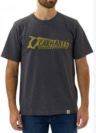 Чоловіча футболка carhartt сіра розмір l
