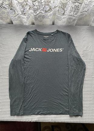 Лонгслів jack and jones,сірий,розмір м