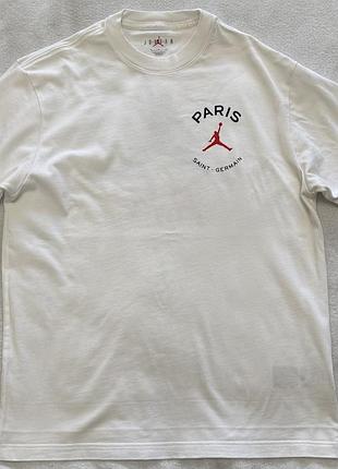 Продам чоловічу футболку футболка jordan paris saint-germain men's short-sleeve logo t-shirt