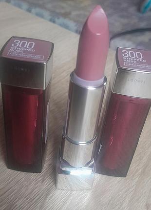 Помада для губ maybelline тон 300 stripped rose